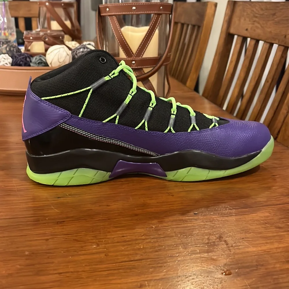 Nike Air Jordan Prime Flight Shoes Sneakers new 616846 018 Purple Mens Size 12